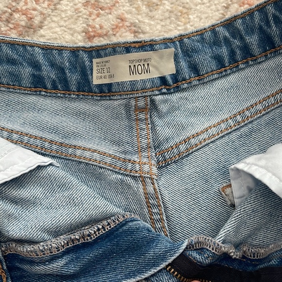TOPSHOP MOTO Rip Jean shorts - Picture 2 of 3